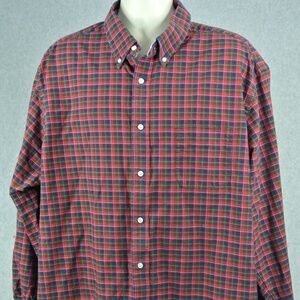 Cremieux Classics Men's Big & Tall Size 2XT Plaid Long Sleeve Button Down Shirt